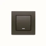 کلید و پریز ویرا مدل ساده بژ - تصویر 2