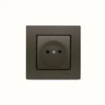 کلید و پریز ویرا مدل ساده بژ - تصویر 3