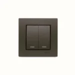 کلید و پریز ویرا مدل ساده مشکی