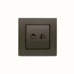 کلید و پریز ویرا مدل ساده بژ - تصویر 6