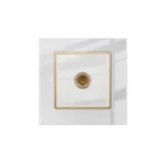 کلید و پریز ویرا مدل امگا سفید طلا سفید - تصویر 7