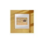 کلید و پریز ویرا مدل امگا طلا طلا سفید - تصویر 5