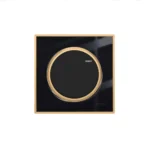 کلید و پریز ویرا مدل آلفا کلاسیک مشکی طلایی