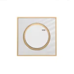 کلید و پریز ویرا مدل آلفا کلاسیک سفید طلایی