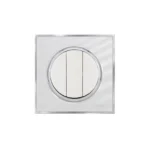 کلید و پریز ویرا مدل آلفا کلاسیک سفید استیل - تصویر 4