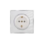 کلید و پریز ویرا مدل آلفا کلاسیک سفید استیل - تصویر 6