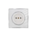 کلید و پریز ویرا مدل آلفا کلاسیک سفید استیل - تصویر 7