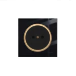 کلید و پریز ویرا مدل آلفا اسپرت مشکی طلایی - تصویر 5